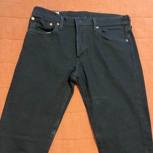 Mens Levi Black Lo Ball Jeans 32W